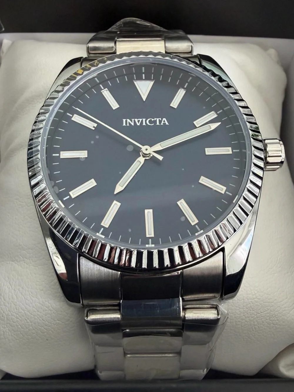 Invicta Celestial Langdon Men’s Blue Dial Stainless Steel Watch